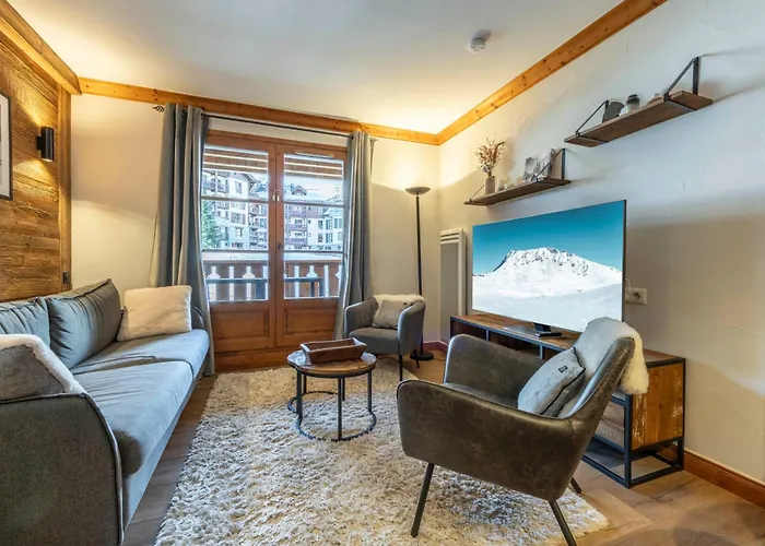 Appartement 4-5 Personnes Skis Aux Pieds Piscine Interieure Sauna Hammam