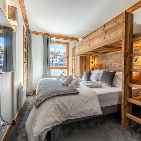 Appartement 4-5 Personnes Skis Aux Pieds Piscine Interieure Sauna Hammam Les Arcs  Exterior photo